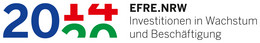 Logo: EFRE.NRW - Investionen in Wachstum und Beschäftigung 