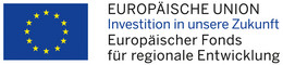Logo: EUROPÄISCHE UNION -Investion in unsere Zukunkt, Europäischer Fonds für regionale Entwicklung
